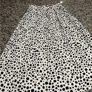 Sweet Rain Black and White Maxi Skirt